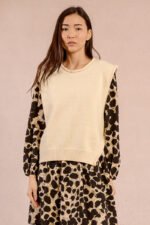 LADIES KNITTED SLEEVELESS SWEATER